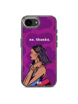 DailyObjects - No thanks Stride 2.0 MagSafe Case Cover (iPhone 16e)