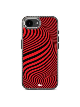 DailyObjects - Red Waves Stride 2.0 MagSafe Case Cover (iPhone 16e)