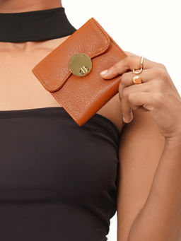 Hidesign - Orange Solid Wallet