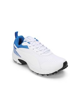 Puma - Cricket Active Men White & Blue Cricket Shoes
