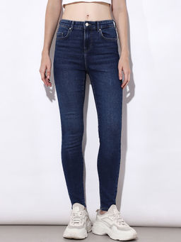 ONLY - Blue High Rise Skinny Fit Jeans