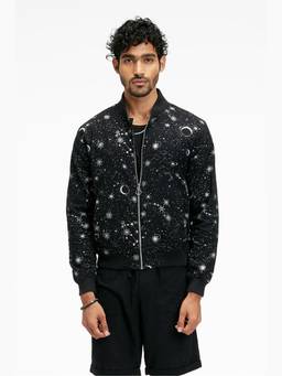 TERRA LUNA - Berghain Black Bomber Jacket