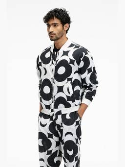 TERRA LUNA - Berghain White Bomber Jacket