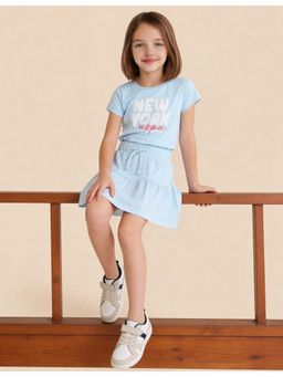U.S. POLO ASSN. - Girls Mid Rise Tiered Skirt