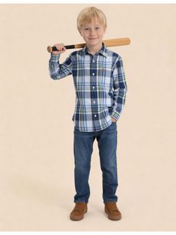 U.S. POLO ASSN. - Boys Tartan Checked Twill Shirt