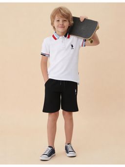 U.S. POLO ASSN. - Boys Solid Regular Fit Polo T-shirt