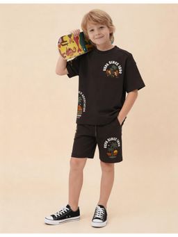 U.S. POLO ASSN. - Boys Graphic Brand Embroidered Oversized Fit T-shirt