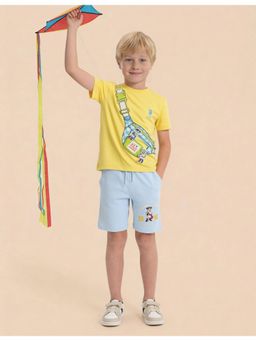 U.S. POLO ASSN. - Boys Graphic Printed Regular Fit T-shirt