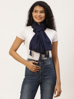 Trend Arrest - Solid Blue Scarf