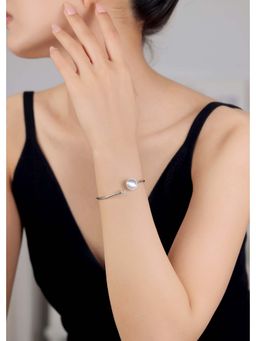 SILMORA - White Silver Plated Bracelets