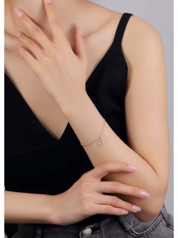 SILMORA - White Rose Gold Plated Bracelets