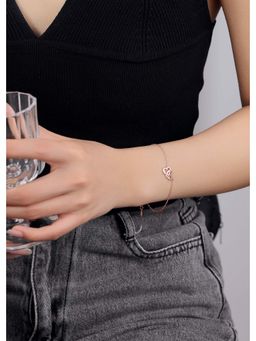 SILMORA - White Rose Gold Plated Bracelets