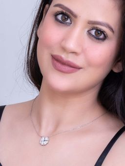 SILMORA - White Silver Plated Necklaces & Neckpieces