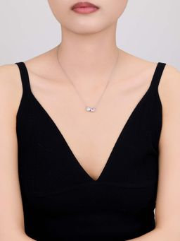 SILMORA - Pink Silver Plated Necklaces & Neckpieces