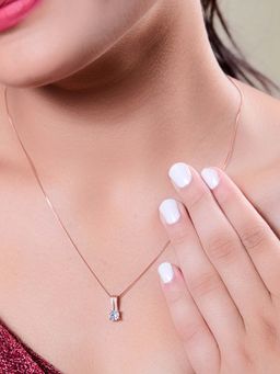 SILMORA - White Rose Gold Plated Jewellery Sets