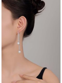 SILMORA - White Silver Plated Drop