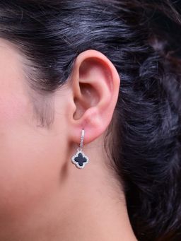 SILMORA - White Silver Plated Drop