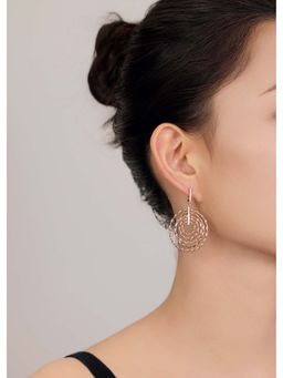 SILMORA - White Rose Gold Plated Drop