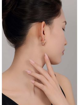 SILMORA - White Rose Gold Plated Drop