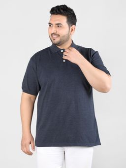 CHKOKKO - Men Plus Size Half Sleeve T-Shirt