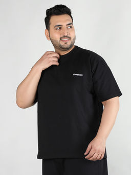 CHKOKKO - Men Loose Fit Half Sleeve T-Shirt