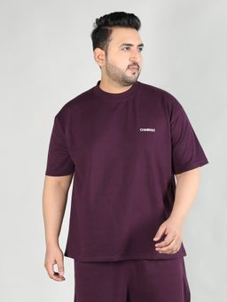 CHKOKKO - Men Loose Fit Half Sleeve T-Shirt