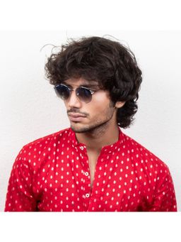 TED SMITH - UV Protection Aviator Sunglass For Men Women Glass Lens