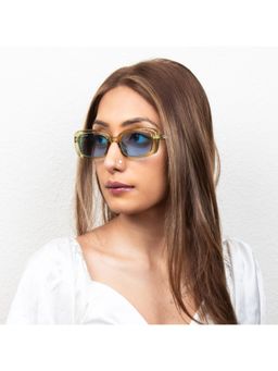 TED SMITH - UV Protection Oval Sunglass For Men Women Polycarbonate Lens AZALEA_C3