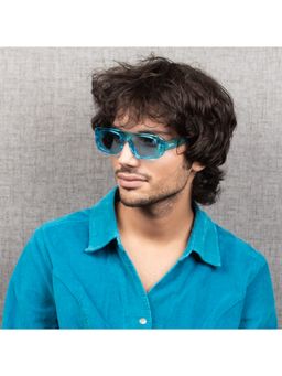 TED SMITH - UV Protection Square Sunglass For Men Women Polycarbonate Lens LYON_C344