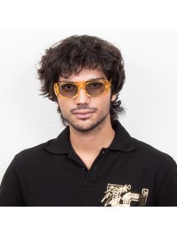 TED SMITH - UV Protection Square Sunglass For Men Women Polycarbonate Lens LYON_C412