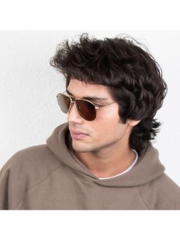 TED SMITH - UV Protection Aviator Sunglass For Men Women Glass Lens CELESTE_C4