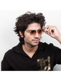 TED SMITH - UV Protection Wayfarer Sunglasses for Men Women Stylish Trending Fashion Jaguar_C4