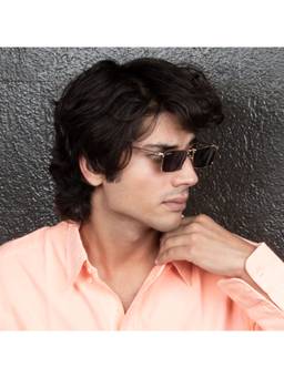 TED SMITH - UV Protection Rectangular Sunglasses for Men Women Stylish Trending Fashion Blade 2_C2