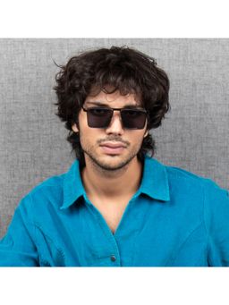 TED SMITH - UV Protection Square Sunglasses for Men Women Stylish Trending Fashion Beatbox_C3