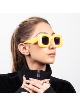 TED SMITH - UV Protection Square Sunglasses for Men Women Stylish Trending Fashion Bubble _C5