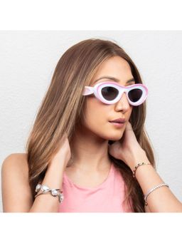 TED SMITH - UV Protection Cat Eye Sunglasses for Women Stylish Trending Fashion Bloom_C5