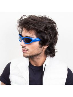 TED SMITH - UV Protection Wraparound Sunglasses for Men Women Stylish Trending Fashion Ghost_C5