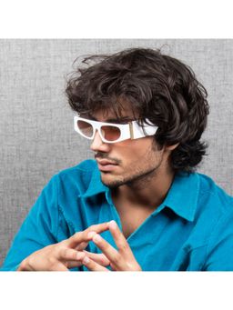 TED SMITH - UV Protection Square Sunglasses for Men Women Stylish Trending Fashion Gamma_C6