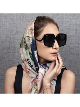 TED SMITH - UV Protection Square Sunglasses for Women Stylish Trending Fashion Miala_C1