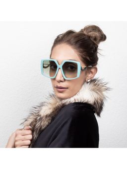 TED SMITH - UV Protection Square Sunglasses for Women Stylish Trending Fashion Miala_C5