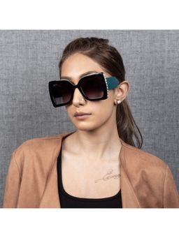 TED SMITH - UV Protection Square Sunglasses for Women Stylish Trending Fashion Marlyn_C3