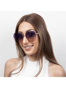 TED SMITH - UV Protection Square Sunglasses for Women Stylish Trending Fashion Scandal 3_C4