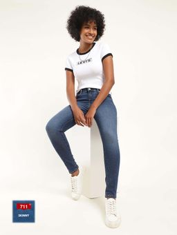 Levi's - Women'S Mid Rise 711 Skinny Fit Jeans