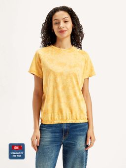Levi's - Womens Solid Regular Fit T-Shirt