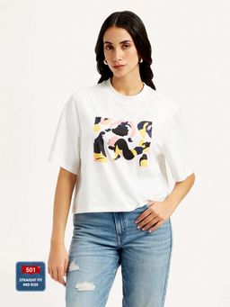 Levi's - Womens Graphic Print Relaxed Fit T-Shirts