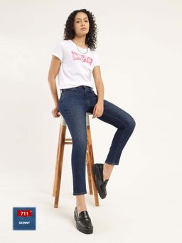Levi's - Womens Mid Rise 711 Skinny Fit Jeans