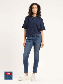 Levi's - Womens Mid Rise 711 Skinny Fit Jeans