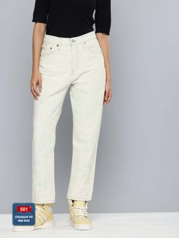 Levi's - Womens High Rise 501 Straight Fit Jeans