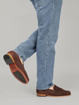 ATESBER - Men Brown Casual Slip Ons Loafers