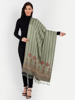 HK colours of fashion - Striped Wool Stole